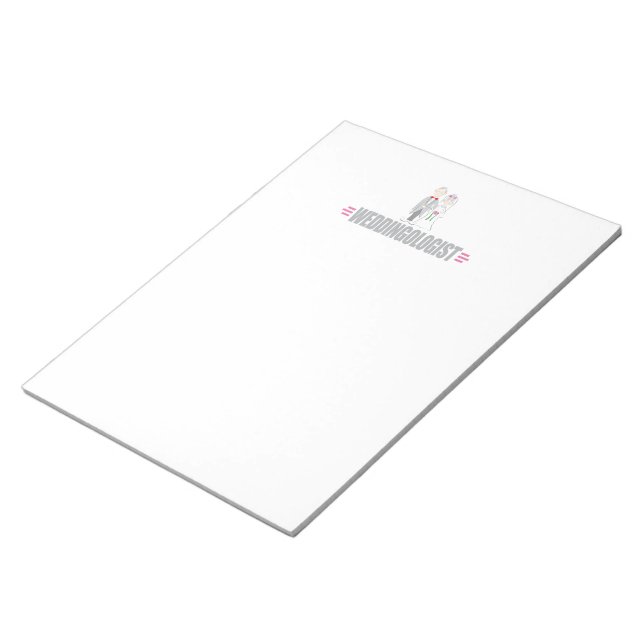 Funny Wedding Notepad (Angled)