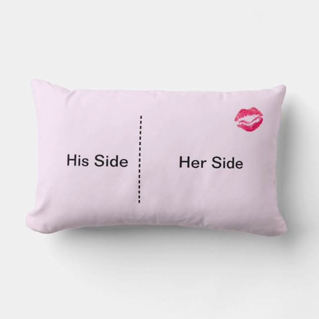 Funny wedding or shower lumbar cushion (Front)