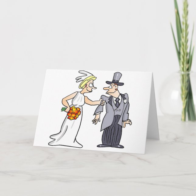 Funny Wedding Picture Card (Front)