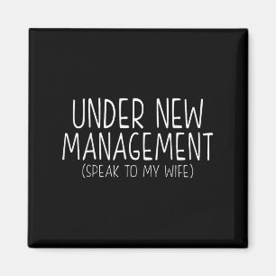 Funny Wedding Saying New Husband Humor Quote, Newl Magnet