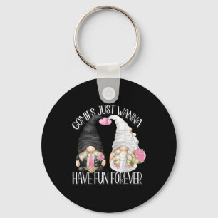 Funny Wedding Shower Pun Cute Gnomies For Bride An Key Ring