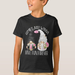 Funny Wedding Shower Pun Cute Gnomies For Bride An T-Shirt