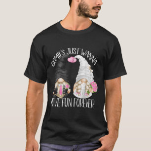 Funny Wedding Shower Pun Cute Gnomies For Bride An T-Shirt