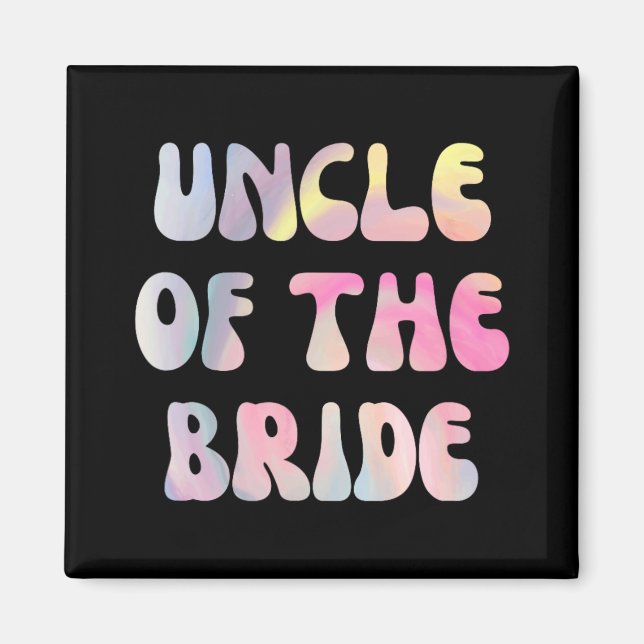 Funny Wedding Uncle Of The Bride  Magnet (Front)
