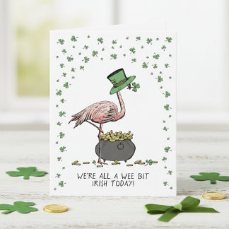 Funny Wee bit Irish St Patrick’s Day Card