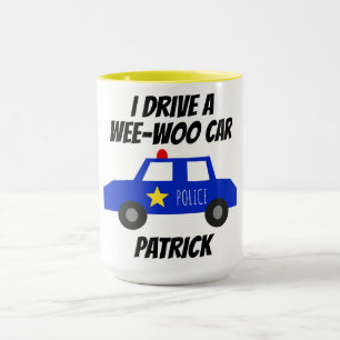 Funny Wee-Woo Car Cartoon Mug