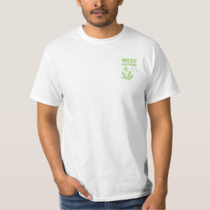 Funny Weed Happens Vintage Dandelion Ink Stamp Art T-Shirt