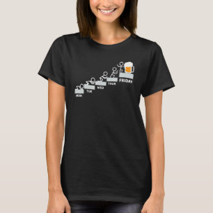 Funny Weekend Friday Beer Party T-Shirt
