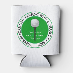 Funny Weekend Golf Lounge Bar Can Cooler