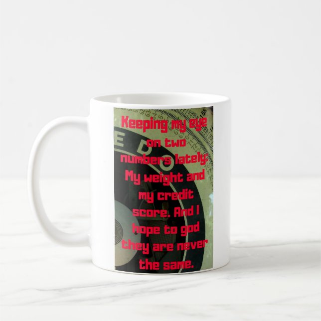 Funny Weight Loss Coffee Mug (Left)