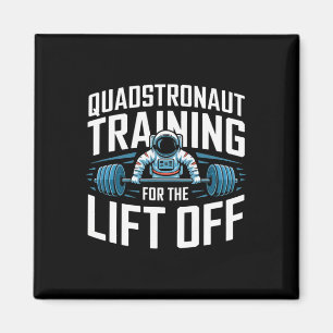 Funny Weightlifting Bodybuilding Gym Fitness Astro Magnet