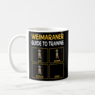 Funny Weimaraner Guide To Training Dog Obedience T Coffee Mug