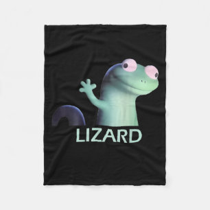 Funny Weirdcore Animal Women Men Lizard Lizard Liz Fleece Blanket