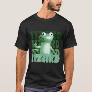 Funny Weirdcore Animal Women Men Lizard Lizard Liz T-Shirt
