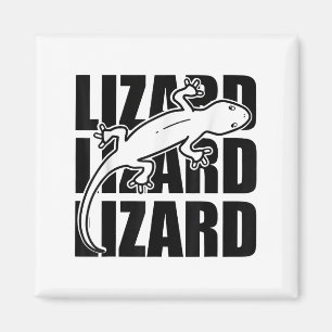 Funny Weirdcore Lizard Lizard Lizard Meme Animal W Magnet