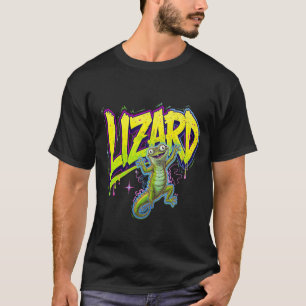 Funny Weirdcore Lizard Meme Unique Animal T-Shir T-Shirt