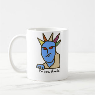 Funny WEIRDOS Annoyed Cartoon Coffee Mug