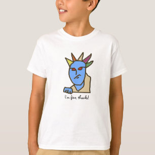 Funny WEIRDOS Annoyed Cartoon T-Shirt