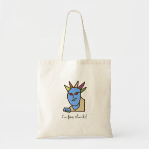 Funny WEIRDOS Annoyed Cartoon Tote Bag