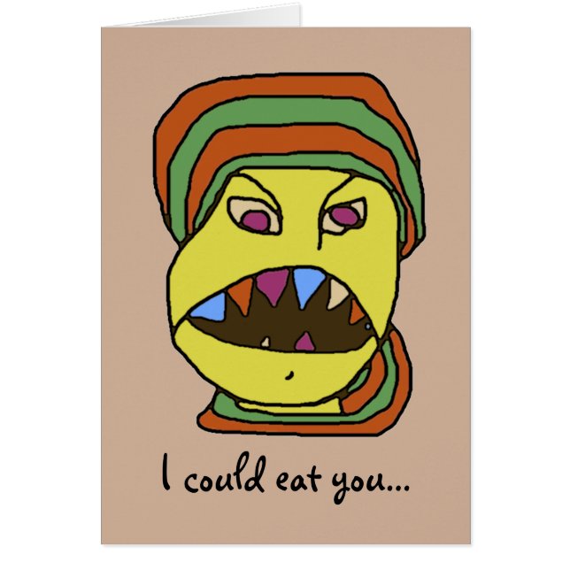 Funny WEIRDOS Hungry Cartoon (Front)