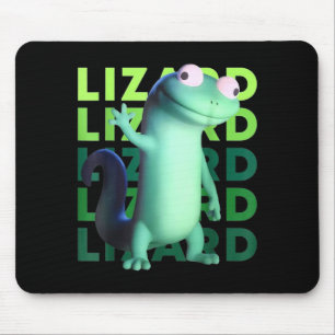 Funny Weirore Lizard Meme _ 3d Surreal Animal Mouse Mat
