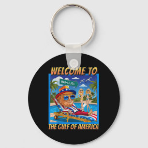 Funny Welcome To The Americas Gulf February 9th Be Key Ring