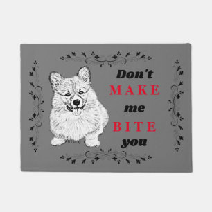 Funny Welsh Corgi Doormat