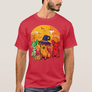 Funny Welsh Corgi Halloween CostumeFor Dog lover T-Shirt