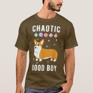 Funny Welsh Corgi Nerdy Dog Lover Joke RPG Pun Rol T-Shirt