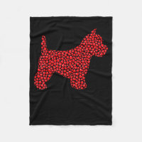 Funny Westie Dog Lover Hearts Love Westie Valentin