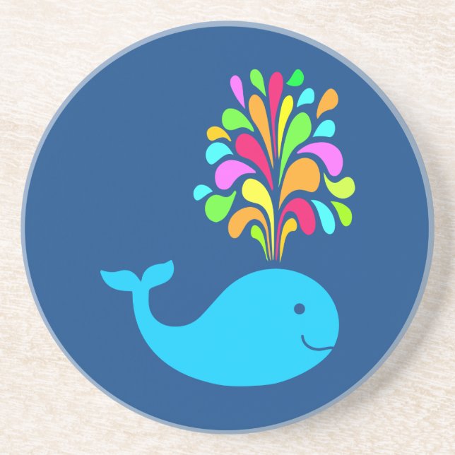 Funny whale coaster (Front)