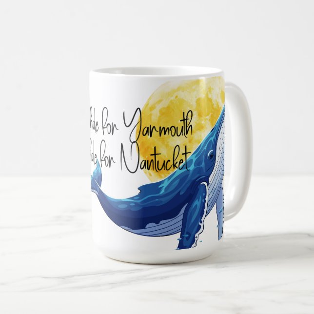 Funny Whale Coffee Mug (Front Right)