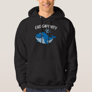Funny Whale For Men Women Orca Narwhal Blue Whales Hoodie
