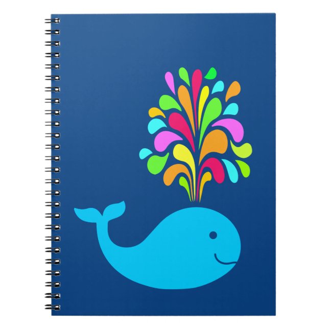 Funny whale notebook (Front)