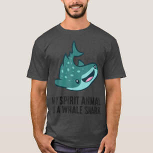 Funny Whale Shark Lover My Spirit Animal Is A Whal T-Shirt