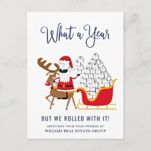 Funny What a Year 2020 Christmas Corporate Postcard