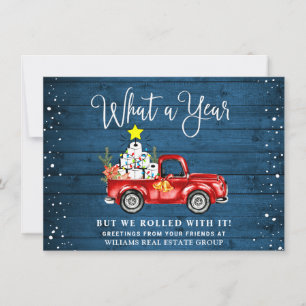 Funny What a Year Christmas Corporate Holiday Card