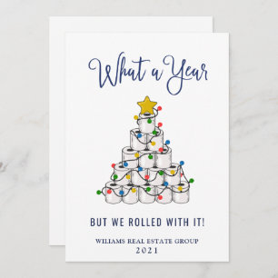 Funny What a Year Christmas Corporate Holiday Card