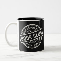 Funny What Happens at Book Club Retro Style