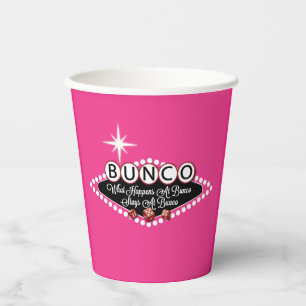 Funny What Happens At Bunco Stays At Bunco Paper Cups