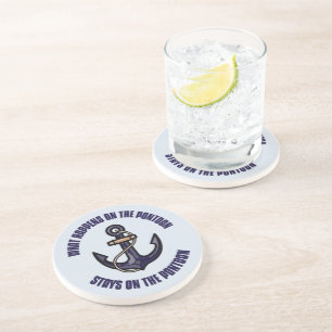 Funny What Happens on the Pontoon Vacation Trip Coaster