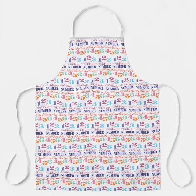 Funny What Number Are We On Bunco Apron (Front)