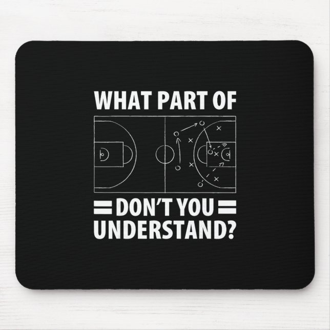 Funny What Part Of Sketll Don't You Understand Coa Mouse Mat (Front)