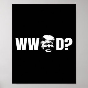 Funny What Would Donald Trump Do Republican Politi Poster