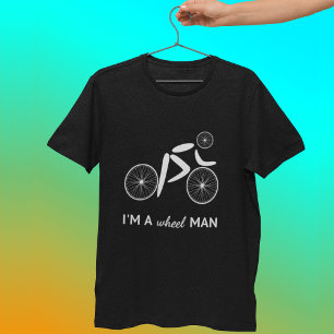 Funny wheel man cycling T-Shirt