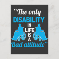 Funny Wheelchair Handicap Gift Positive Disability