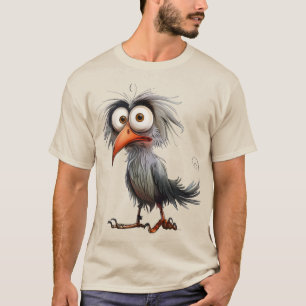 Funny whimsical bird T-Shirt