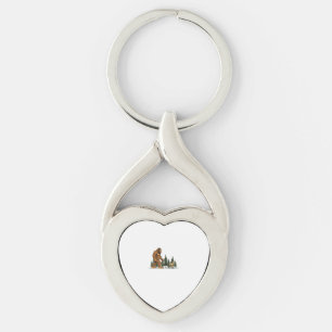 Funny Whippet Bigfoot Dog Walking Dog Mum Dad Kids Key Ring
