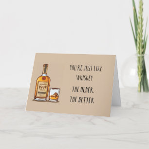 Funny Whiskey 30th Birthday Card