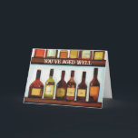 Funny Whiskey Birthday Card For Him Older Men<br><div class="desc">Cover illustration by Cindy Bendel</div>